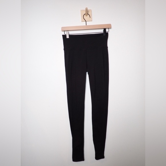 Athleta Women's Solid Black Full Length Leggings size XS - Picture 1 of 8